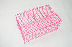 Porte-oiseau perroquet en acier inoxydable, <span class=keywords><strong>Cage</strong></span> Portable à large usage en métal, accessoire pour perruches, chats, chiens - Product Image 3