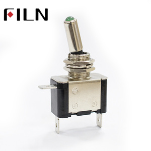 FILN 1 PCS 12 V 20A कार ऑटो कवर एलईडी प्रकाश टॉगल घुमाव स्विच के साथ ऑटो स्विच लाल, पीले, नीले हरे रंग सफेद एलईडी - Product Image 4