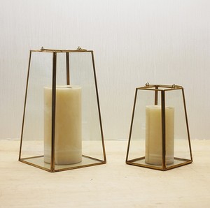 Handmade Treo Vintage Đồng & Glass Candle Lantern Set Geometric Candle Lamp Đối Với Trang Trí Nội Thất/Trang Trí <span class=keywords><strong>S</strong></span>ân Vườn - Product Image 5