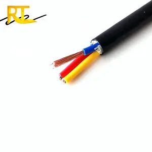 Pvc free sample flexible pvc cable 4x6mm2 300 500v electrical copper wire wire 3 core 1.5mm2 oem customized pvc pe xlpe