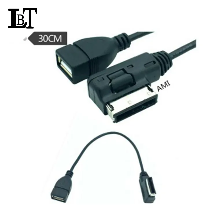 0.3 m Aux Cavo per Audi AMI MDI MMI 4F0051510G USB Audio MP3 musica Adattatore di interfaccia per Auto e Volkswagen