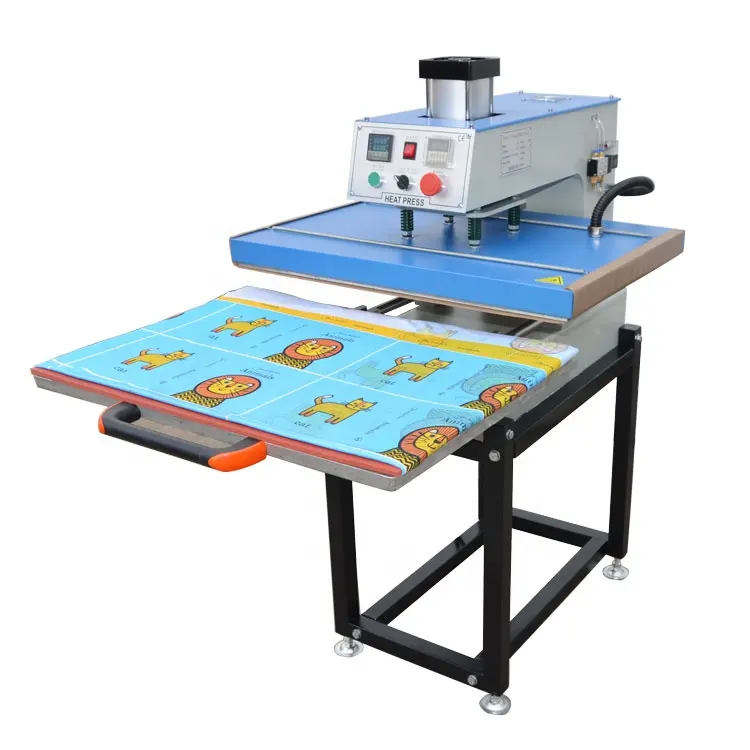 Multi Function 공압 Dye 승화 40x50 열 Press Machine 와 슬라이드 Out 서랍
