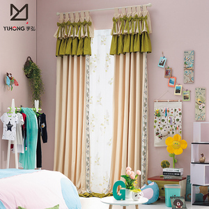 Dormitorio de los niños ventana cenefa cortina encantadores diseños textiles para <span class=keywords><strong>el</strong></span> hogar cortinas en guangzhou - Product Image 4