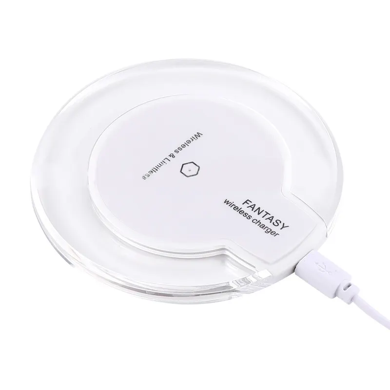 2019 New K9 Fast Wireless charger Qi wireless charger Portable wireless Phone Charger with LED Light For iphone X/8/8Plus