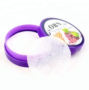 Alta qualidade Fábrica Atacado Frutas Sabor Boa Qualidade Nail Polish Removedor Wipe <span class=keywords><strong>Pad</strong></span>