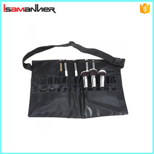 Señora del cuero de la cintura bolsa pincel de maquillaje, beauty shop pro cosmetic pouch bag - Product Image 1