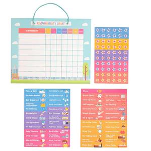 Hot Sale Lernspiel zeug Good Behavior Chart | Chore Chart | Kinder stern karte für Wand oder Kühlschrank