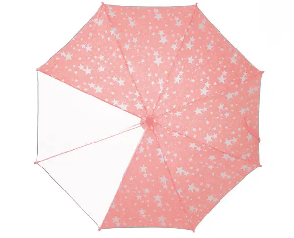 YUBO 19 pouces doux rose princesse manuel ouvert enfants parapluie pour petite fille