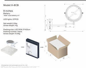 Espejos Para Maquillaje Flexible Bathroom <strong>Smart</strong> <strong>Mirror</strong> X10 - Product Image 5