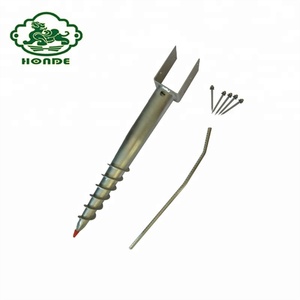 Piquet d'<span class=keywords><strong>ancrage</strong></span> au sol galvanisé <span class=keywords><strong>4x4</strong></span> pour la construction et les structures en bois - Product Image 5