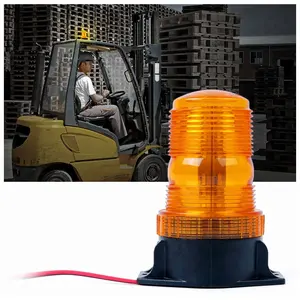 Hodish 30 LED Amber 15W Emergency Warning Flashing Safety Strobe Beacon Light for Forklift Truck Tractor Golf Carts UTV Car Bus