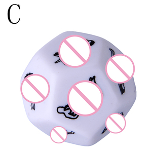 Lobo Negro sexy porno gay adultos plástico poliédrica a granel al por mayor mini juego de dados poliedricos sexo costumbre dados - Product Image 4