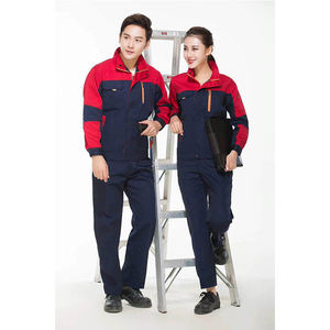 カスタム長袖ユニセックスワークウェアシャツとパンツ産業用鉄道作業安全ユニフォーム - Product Image 2