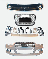 Voor A6 RS6 Stijl Body Kit Voorbumper En Diffuser 2013 2014 2015