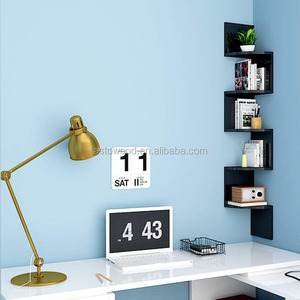 <span class=keywords><strong>5</strong></span> 계층 부동 벽 코너 마운트 스토리지 디스플레이 유닛 책장 - Product Image 2