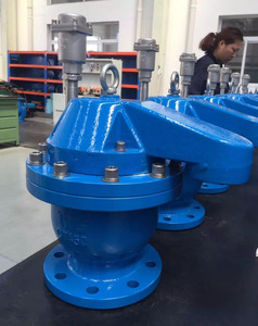 DN100 клапан сброса воздуха, клапан быстрого вентиляционного отверстия PN16, водная промышленность <span class=keywords><strong>OEM</strong></span> TWS, клапан регулирования давления, нормальная температура, ковкий чугун NBR - Product Image 4