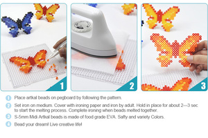 <span class=keywords><strong>Perles</strong></span> Artkal <span class=keywords><strong>Midi</strong></span> en gros, 206 couleurs, jouets éducatifs DIY, <span class=keywords><strong>perles</strong></span> à fusionner Perler, matériau EVA, par kilo, <span class=keywords><strong>perles</strong></span> à fusionner de 5 mm, S-1 kg - Product Image 5