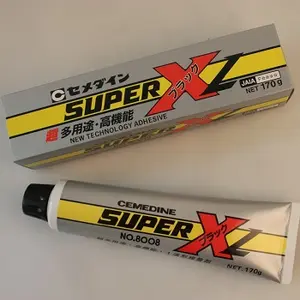 Hot Sale Cemedine Super 8008 XL Black Glue Silicone Adhesive For Metal