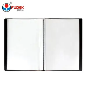 A3 pp office data display certificate size book clear plastic document file folder with pocket for school