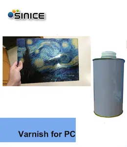 UV Digital Printer used Clear Varnish for Plastic