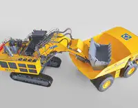 Combos für 2018 Neu einführung Modell XE7000 Mining Bagger im Maßstab 1:50 Match 1:50 XDE360 Mining Truck Collection