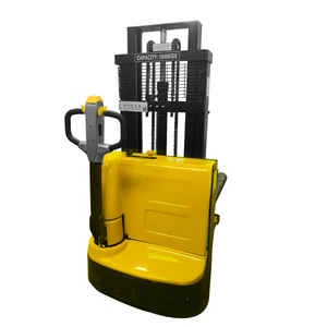 Gerbeur de marche à batterie 1 tonne 3.5m chariot élévateur à fourche électrique batterie moteur chariot élévateur gerbeur montacargas - Product Image 1