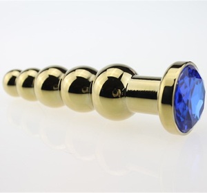 Golden Hot Men Women Sex Fat Ass Bead Anal Plug - Product Image 6
