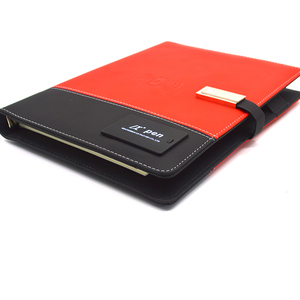 2019 Tùy Chỉnh Ánh Sáng Lên Logo Mềm Pu Da Bìa Cứng Máy Tính Xách Tay Với Ngân Hàng Điện Và USB. - Product Image 1