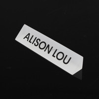 Plaque personnalisée en acrylique dépoli, 1 pièce, plaque nom pour Table, Logo, acrylique