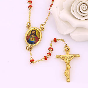 VIP 42528 Xuping vendite calde 14k oro colore ultime croce collana - Product Image 5