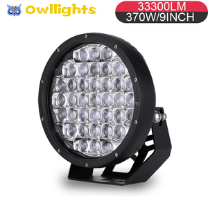 กว่างโจวอะไหล่รถยนต์9 "ไฟหน้ารถแบบกลมไฟหน้ารถ LED แสงซูเปอร์ไบรท์เลนส์5D 9นิ้ว370W - Product Image 2