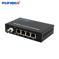 Extensor de Alta Calidad para IP sobre Coaxial, Convertidor de RJ45 a Coaxial, Extensor Ethernet sobre Coaxial