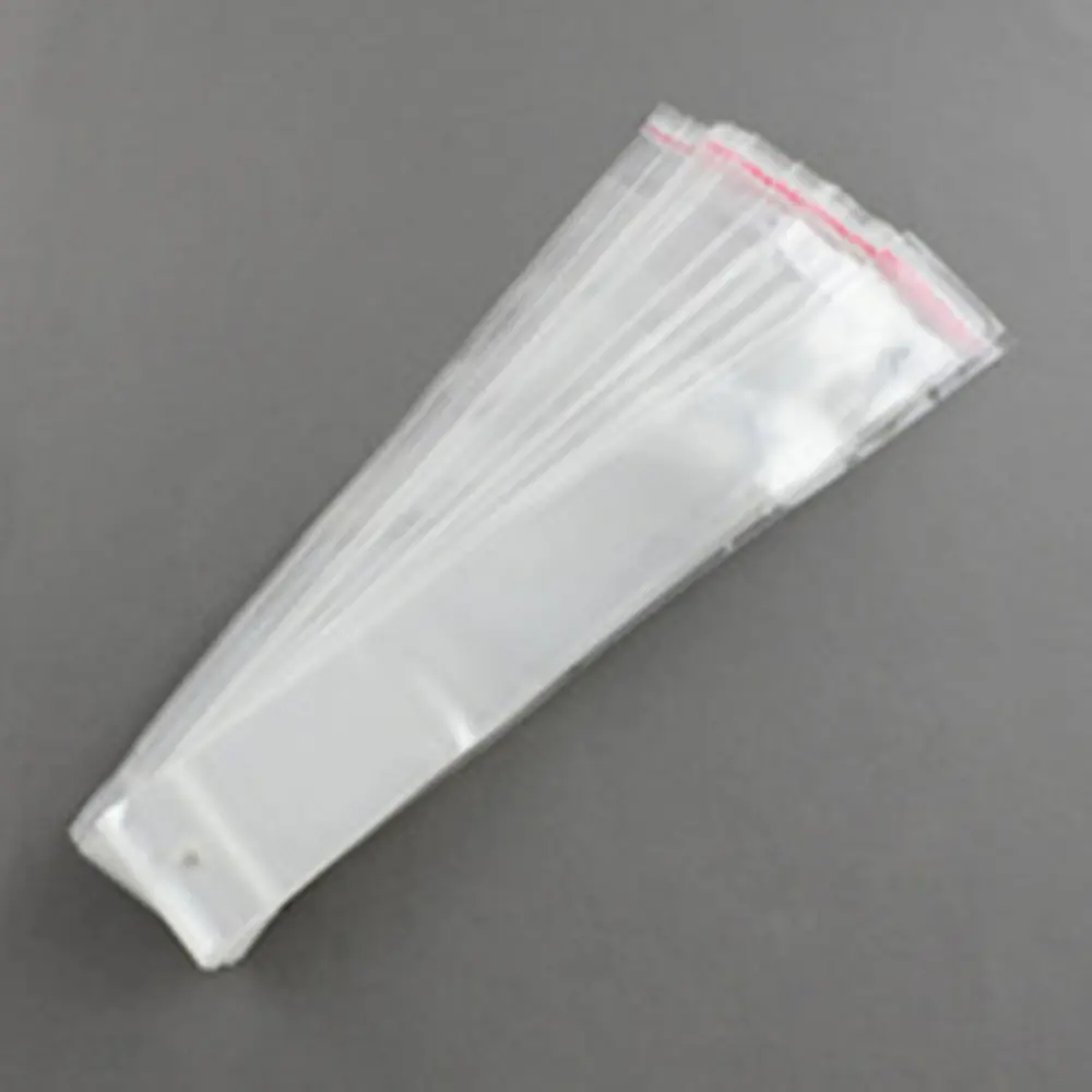 Transparente refermable opp fabricant emballage personnalisé auto-adhésif en plastique transparent sacs de cellophane