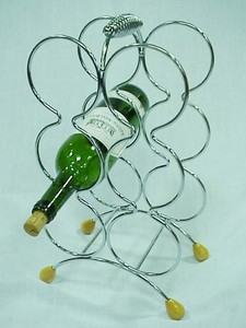 Fancy Metal Wire <b>Wall</b> <b>Mounted</b> Wine Rack - Product Image 6