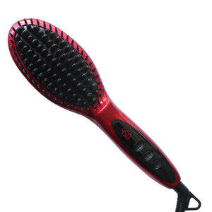 Nouveautés de Haute Qualité Fabricant TAOBAO OEM Rapide Heat Lisseur Brosse Cheveux Straigntening Peigne - Product Image 2