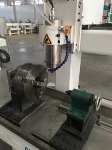 <span class=keywords><strong>Routeur</strong></span> CNC Cylindrique, Machine de Découpe de Bois 3D, Machine de Gravure, Contrôle DSP 4 Axes, Broche Simple, Moteur 3KW - Product Image 3