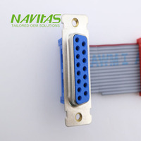 D-SUB 15 pin 2.54 pitch LCD Display LVDS 16 pin Ribbon Cable