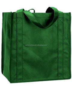 Top vente <span class=keywords><strong>eco</strong></span> friendly personnalisé logo impression promotion cadeau sac grand <span class=keywords><strong>vert</strong></span> non tissé sac - Product Image 2