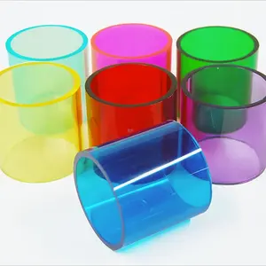 acrylic tube color PMMA pipe color tube