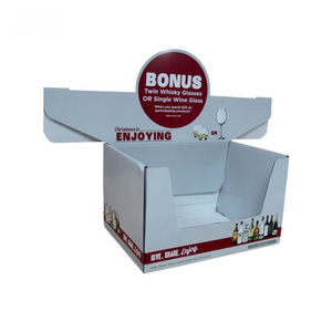 Point Of <span class=keywords><strong>Sale</strong></span> Tấm Giấy Các Tông Tabletop Hiển Thị Stand Box - Product Image 5