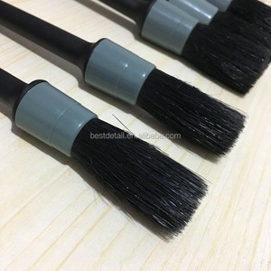 5-Set di Pulizia Lavaggio <span class=keywords><strong>Auto</strong></span> Nero Grigio Dei Capelli <span class=keywords><strong>Auto</strong></span> Detailing Car Spazzola <span class=keywords><strong>per</strong></span> <span class=keywords><strong>Interni</strong></span> In Pelle di Cinghiale Assetto Ruote - Product Image 6