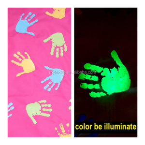 Abrigo e impermeable para niños de tela luminosa con estampado a mano de nuevo diseño con parte superior de paraguas que brilla en la oscuridad para prendas de boda - Product Image 1