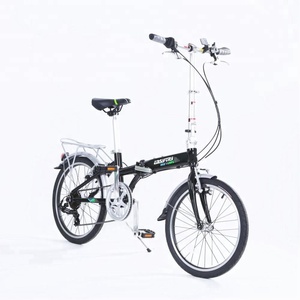 Bicicletta Pieghevole da Città in Alluminio da 20 Pollici <span class=keywords><strong>con</strong></span> Forcella in Acciaio, 7 Velocità, Sistema di Freni a V a Singola Marcia - Product Image 4