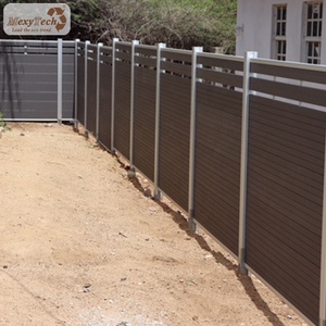 Mexytech-valla eléctrica de metal para el hogar, postes de cemento para vallas de metal, antivaho, galvanizado, wpc Zaun - Product Image 4
