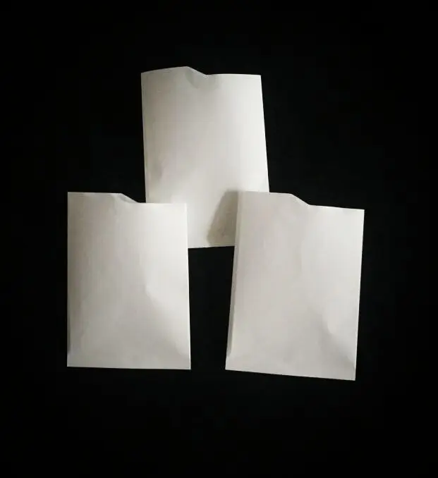 Gobelet en papier pour essai de boissons, lot de 50 pièces, enveloppe, fabrication chinoise