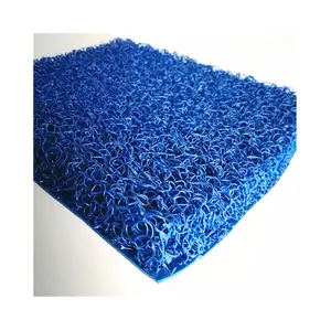 Pvc spaghetti tapis tapis cuisine en plastique plancher en caoutchouc bouclés tapis en plastique