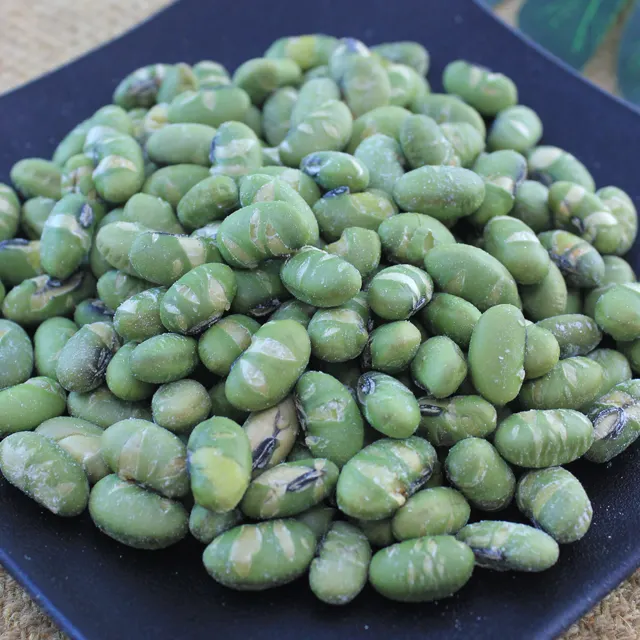 Koscher zertifiziert beliebt Bohnen trocken gebratene Edamame ungesalzener Snack vegan