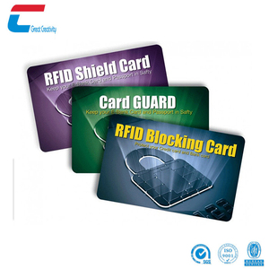 Tùy chỉnh E-lá chắn Chủ Thẻ Bảo Vệ, Rfid Thẻ Tín Dụng Chặn, Chống Skimming Tín Hiệu Chặn Rfid chặn Thẻ - Product Image 4