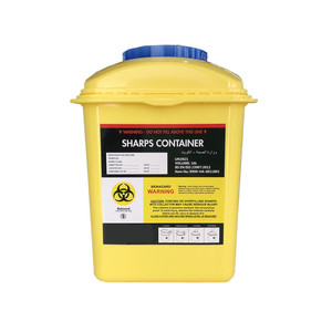 Y Tế 510K PP Nhựa An Toàn Hộp Biohazard Kim Tiêm Bin 5L Sharps Container Xử Lý - Product Image 2