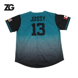 Maillot de Baseball pour hommes à séchage rapide et Sublimation, nouveau modèle professionnel d'équipe de Baseball respirante et personnalisée, - Product Image 4